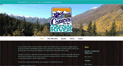 Desktop Screenshot of cabinsonthekenairiver.com