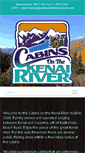 Mobile Screenshot of cabinsonthekenairiver.com