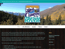 Tablet Screenshot of cabinsonthekenairiver.com